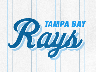 Tampa Bay Rays Retro Logo baseball fenway park futura logo retro