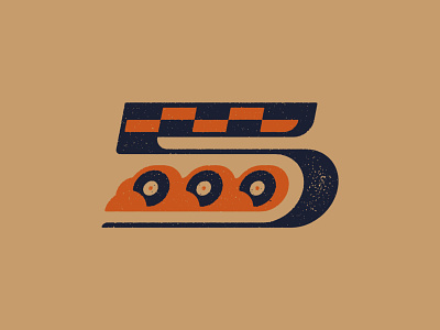 5000 Followers 0 5 5000 art branding checkered flag illustration number racing smoke texture tire typeography vector vintage