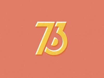 763 Revised 763 numbers red vintage yellow