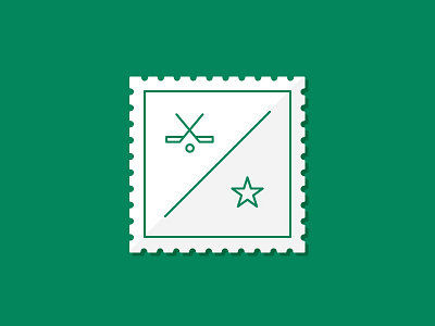 Dallas Stars Stamp