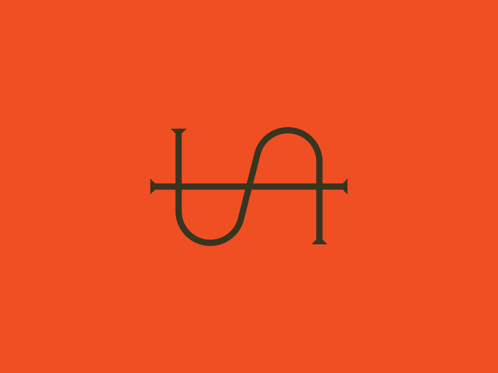 TA monogram/ambigram a ambigram branding design logo monogram red t vector
