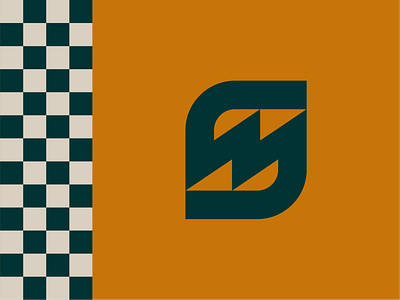 Seth Morris Racing 3 branding clean design logo m monogram monogram logo pattern racing s texture vector vintage