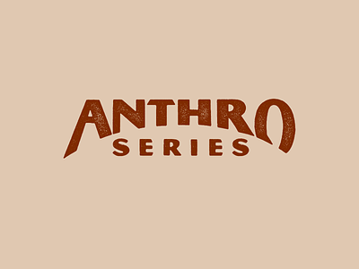 Anthro Series Wordmark anthro branding cowboy design logo red series texture typography vector vintage whiskey yellowstone