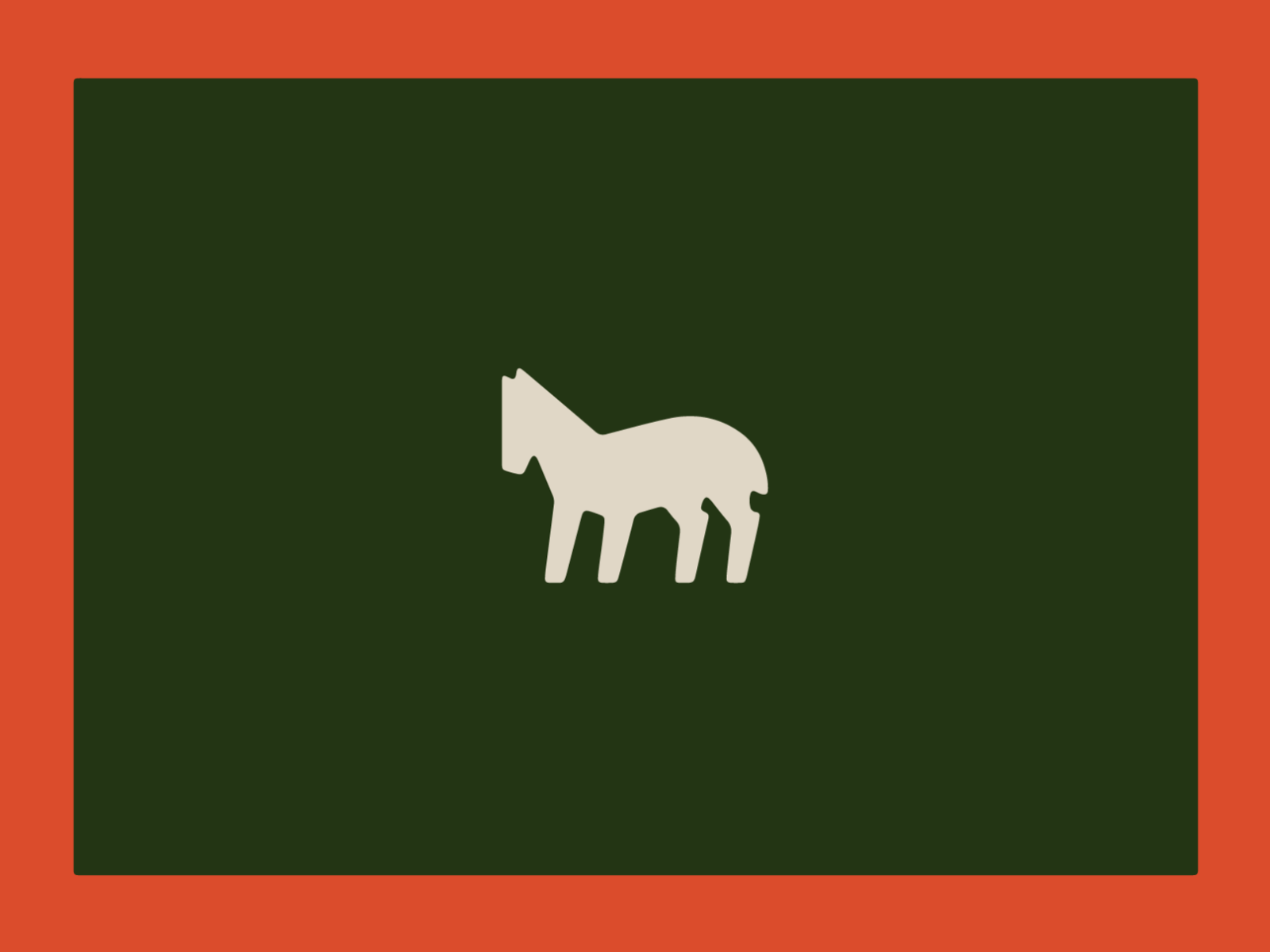 O&E Icons cream green horse icon iconography illustration illustrator red vector vintage whiskey