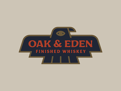 Oak & Eden Merch art bird design dove eagle illustration lowdrag oak eden red texas vector whiskey