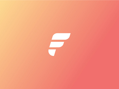Feedspree Logo (Unused) f gradient orange yellow