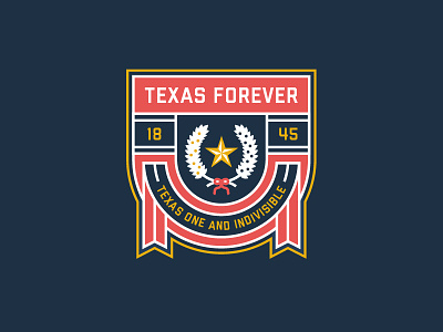 TEXAS FOREVER!!! 1845 banner blue fifa nhl red star texas white