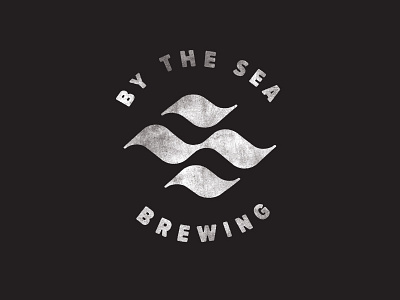 RIP logo for an upcoming brewery beer black and white brewery logo rough s wave