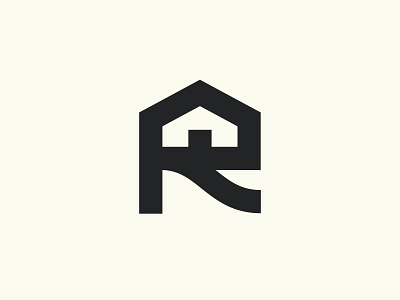 Render Equity Branding (Unused) black and white branding door driveway house logo r sidewalk