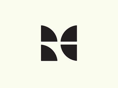 Render Equity Branding (Unused) abstract black and white branding e logo mid century modern r simple