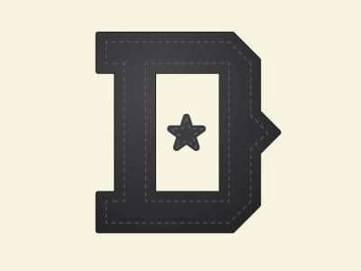 Dallas Stars Third Jersey Idea "D" d dallas stars hockey letters logo texas