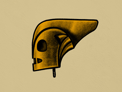 "PLAYOFF" Favorite Hero Helmet (RESURRECTED) art design fun gold graphic handrawn helmet illustration procreate retro rocketeer texture vintage