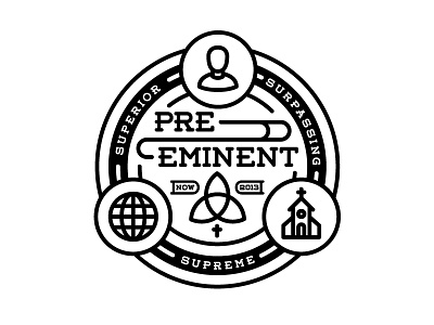 Pre Eminent D-NOW 2013 Logo awesome black and white church d now globe