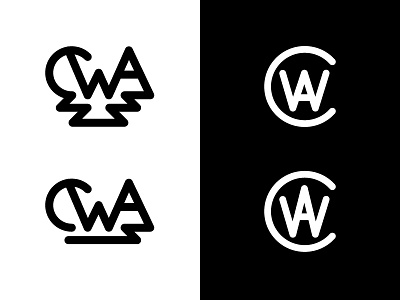 CWA Logo black and white cwa logo