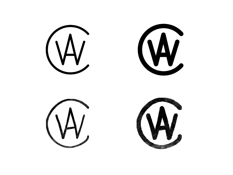 CWA Logo updated (WIP) black and white cwa logo
