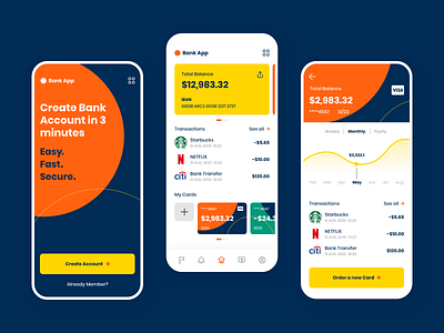 Mobile banking app