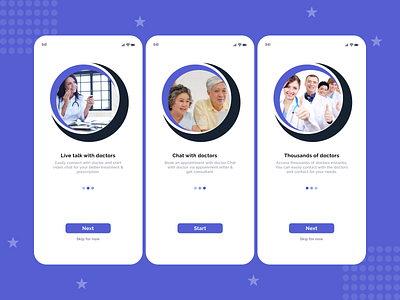 Doctor Appointment Mobile App app design clean clean ui design doctor doctor app medical app minimal online treatment treatment ui design uiux ux