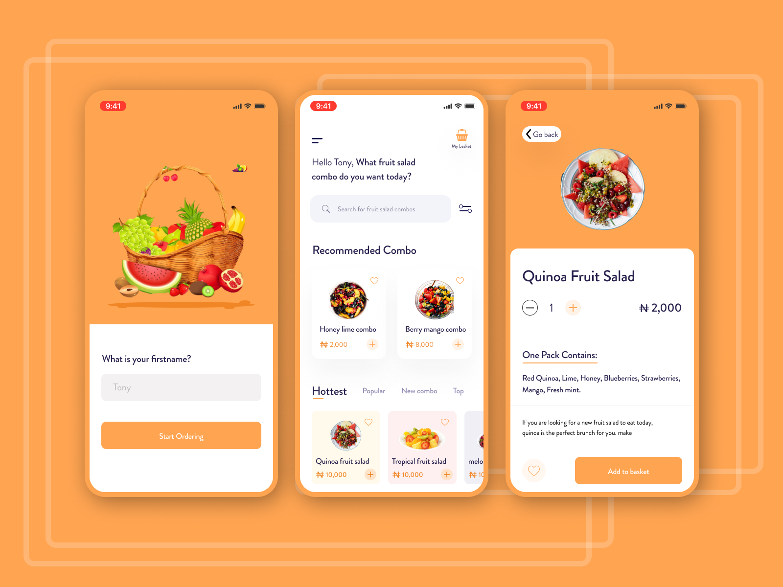 Food App by Masum Ahmed on Dribbble