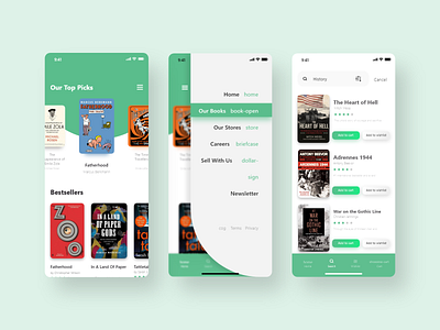 Book Selling App app design book clean clean ui design flat minimal mobile online shoping app sell selling book shop shopping shopping app shopping cart ui design uiux ux