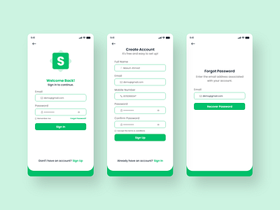 Sign in / Sign Up screen 2021 best design clean clean ui design forgot password login screen minimal minimalist password sign in page sign in ui sign up screen trend trendy design ui design uiux ux