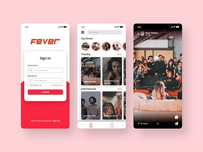 Fever - Magazine App 2021 best design app design clean clean ui design minimal minimalist design trend 2021 trendy ui ui design uidesign uiux uiuxdesign ux uxui