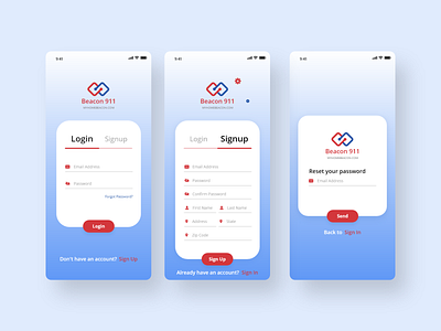 Beacon 911 Login Page best clean clean ui design login minimal minimalist design sign up signin trend trend 2021 trendy design ui ui design uiux uiux design ux