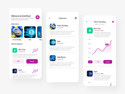 Crypto Currency App Design