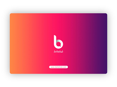 behinhub logo branding graphic design logo