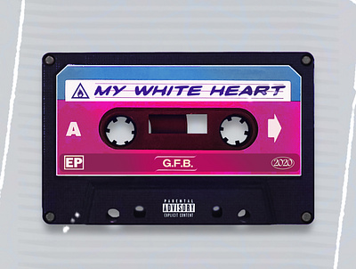 My White Heart | COVER ART album art album cover album cover art album cover design ali may alimaydidthat cover art cover artwork design graphic design