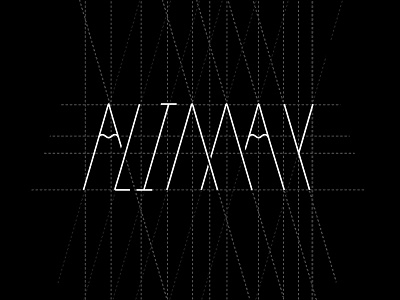 ALI MAY | Personal Logo design (Grids) ali may alimaydidthat branding design graphic design logo logodesign logotype typography ux vector