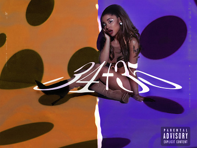 34+35 Ariana Grande | COVER ART 3435 album cover design ali may alimaydidthat ariana ariana grande butera cover art cover artwork design grande graphic design logo