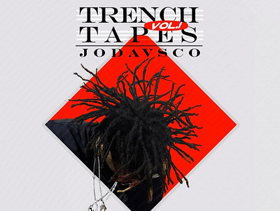 Trench Tapes Vol.1 album cover album cover art album cover design ali may alimaydidthat cover art cover artwork design graphic design jodavsco mixtape cover art