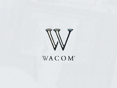 Wacom • Logo Redesign alimaydidthat branding branding and identity branding identity design graphic design icon illustrator logo logo design logo designer logo inspiration logo presentation logo redesign logotype photoshop rebranding redesign wacom