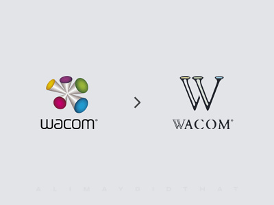 Wacom • Logo Redesign (After & Before)