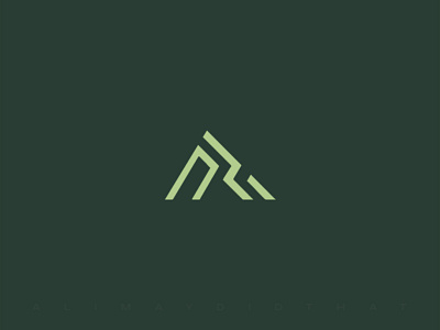 Monogram Logo Design (FOR SALE) alimaydidthat branding branding and identity branding identity color design for sale graphic design green grid icon logo logo design logo idea logo inspiration logotype minimalist monogram ui vector