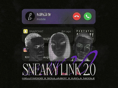 Sneaky Link 2.0 Cover art | Kayla Nicole, Soulja Boy & Hxllywood