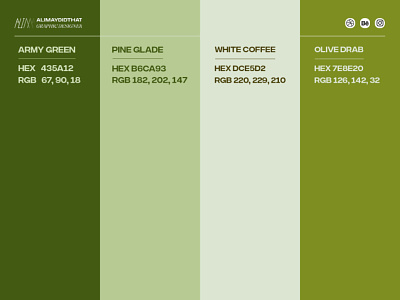 Color Palette Library #3 alimaydidthat color color combination color hex code color ideas color palette color palette library color scheme color wheel colour design design inspiration graphic design graphic design inspiration graphic inspiration green color hex code lime logo