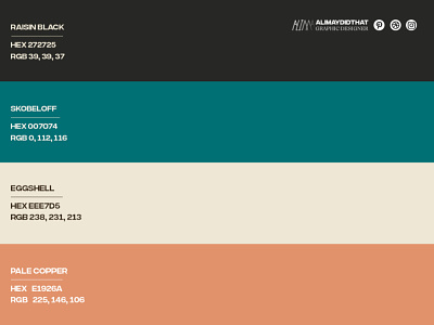 Color Palette #31 • Hex Codes & Names • ALIMAYDIDTHAT