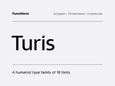 Turis — A humanist type family of 18 fonts (2 FREE weights) design font font design font family fonts free geometric graphic design humanist sans sans serif swiss swiss design swiss style type type design typeface typographic typography typography design