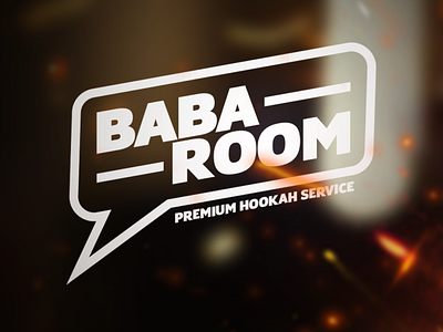 BABA ROOM branding design logo