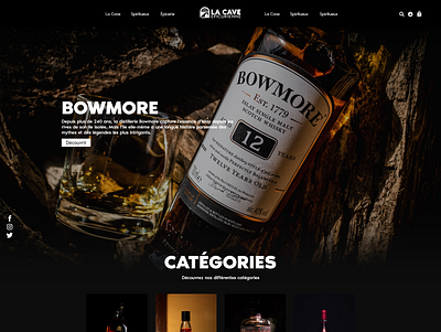 LA CAVE EPICURIENNE WEB typography ui ux