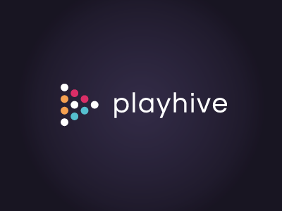 playhive bee box brand colony creative creative logo cube group hexagon hive logo logo design logo designer mark play symbol video