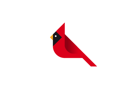 Cardinal brand cardinal creative creative logo grid guidelines logo logo design logo designer mark red simple strong