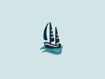 Ketch boat data ketch logo logo design metrics sail sea wave