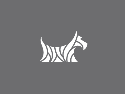 Scottish dog grid guidelines logo logo design scottish simple