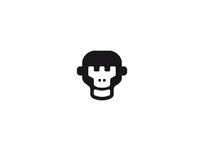 Monkey Castle ape castle logo logo design memorable monkey simple tower