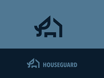 houseguard2 big elephant eye guardian logo mark memorable simple strong watcher