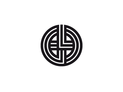 G L round 3 g l logo mark monogram