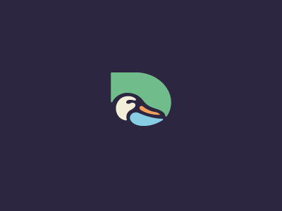 D Duck d duck logo mark