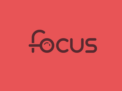 Focus focus hieroglyph lens logo magnifying glass mark word image